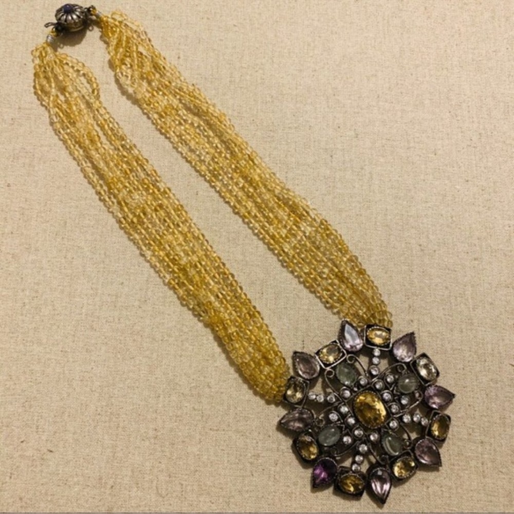 Art Karat | Necklace | Semi-Precious Necklace | Ethnic | Bollywood | Wedding - Picture 14 of 15